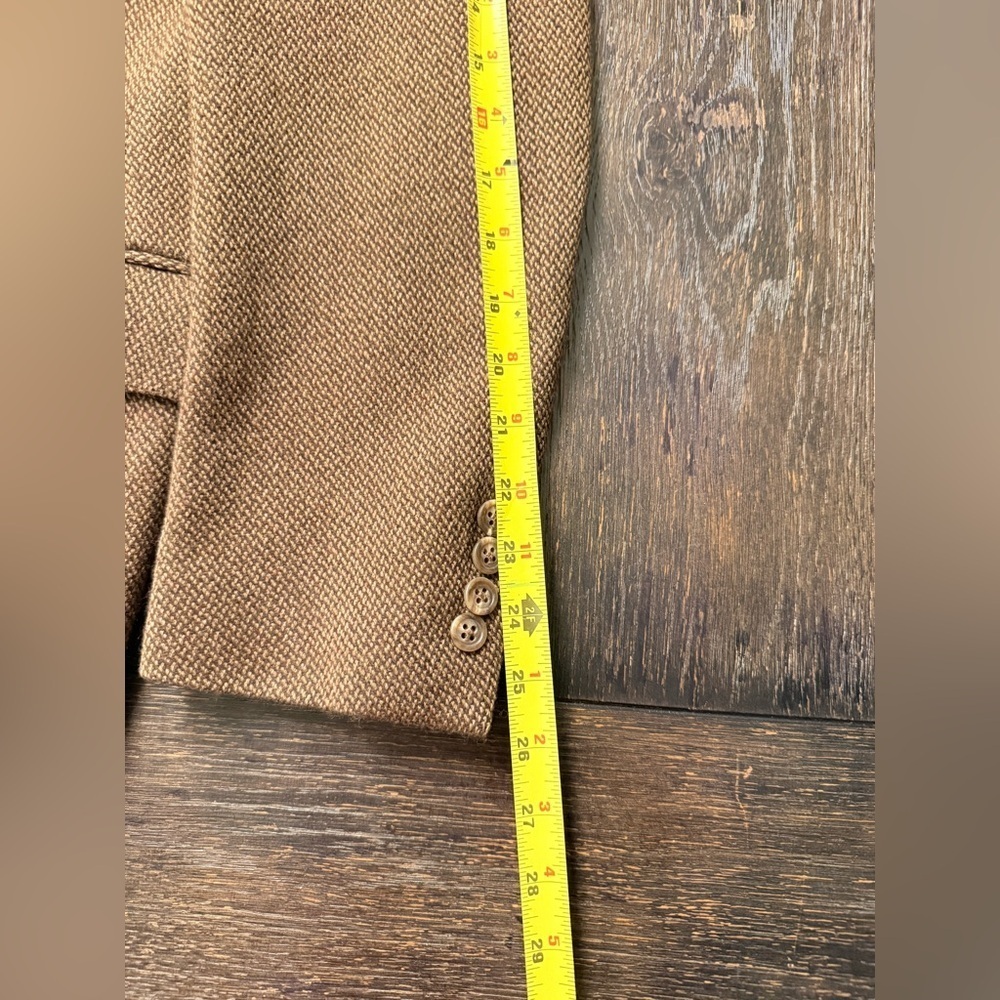 Vintage Polo by Ralph Lauren Plaid Wool Blazer- Made in Italy - Picture 5 of 12